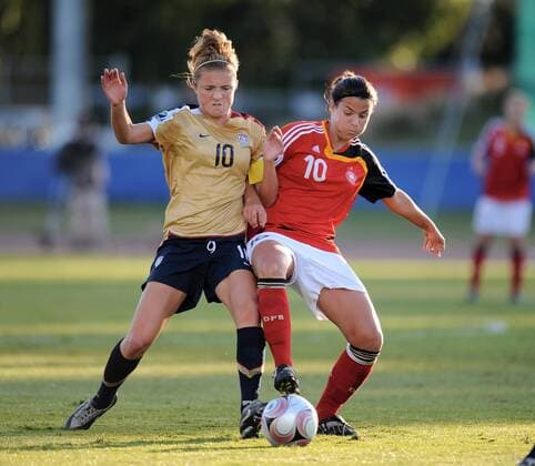 Football, Women, U17 World Cup, Semi final, Germany - USA 1:2
