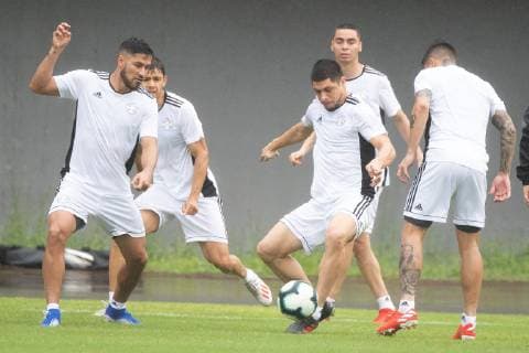 Football, Copa America, Paraguay Training