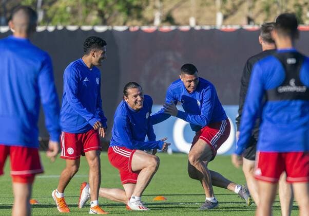 Football, Copa America, National Team Paraguay Training