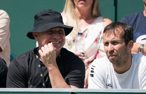Tennis, Andre Agassi at The Boodles in London