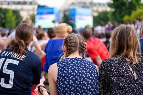 Football, Womens World Cup, France - USA, Fan Zone in Paris