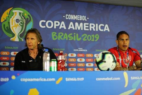 Football, Copa America, National Team Peru Press Conference