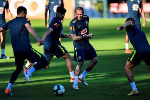 Football, Copa America, National Team Brazil Training