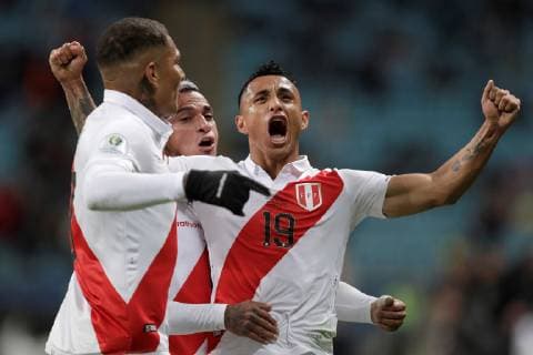 Football, Copa America, Peru - Chile