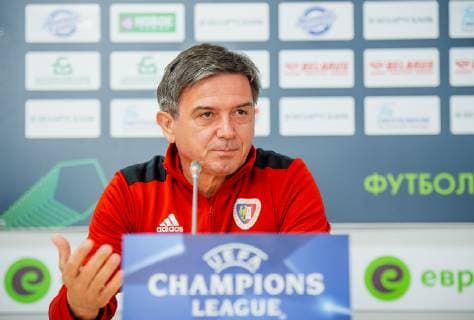 Football, CL Quali, BATE Baryssau Press conference