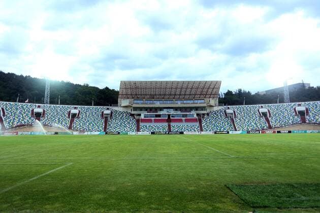 Football U 21 Euro 2023, sports facilities, Micheil-Meschi Stadium in Tbilisi, Georgia
