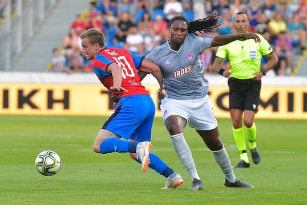 Football, CL Quali, Viktoria Pilsen - Olympiakos Piraeus