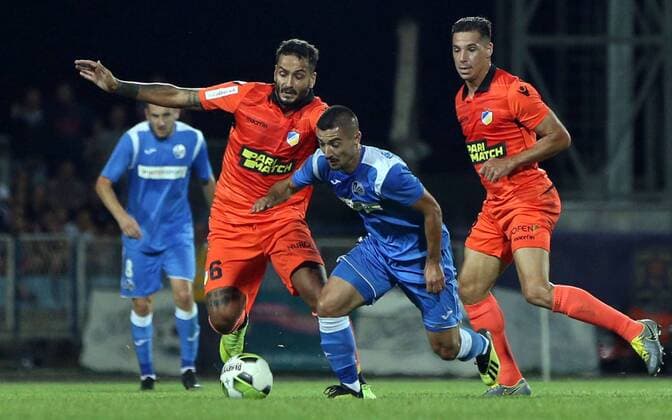 Football, CL Quali, FK Sutjeska Niksic - APOEL Nikosia