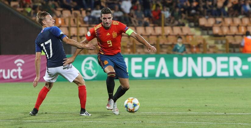 Football, U19 EM, Spain - France