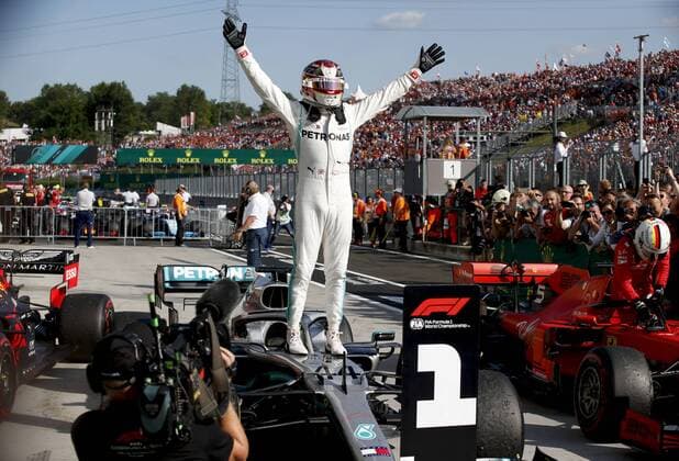 Formula 1, Lewis Hamilton wins the GP of Hungary