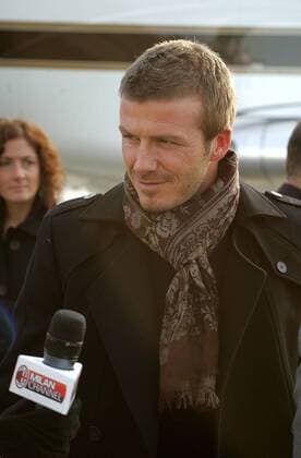 Football, Italy, Serie A, David Beckham unveiled as new signing for AC Milan