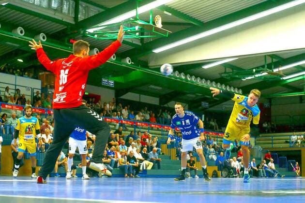 Handball, DHB Cup, EHV Aue - HSG Constance
