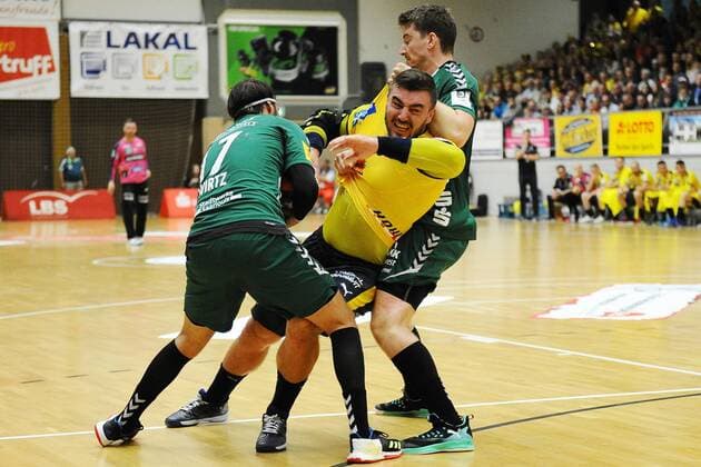Handball, DHB Cup, Rhine-Neckar Leuven - HG Saarlouis