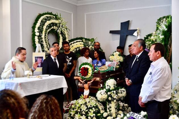 Boxing, funeral of Jose Napoles in Mexico City
