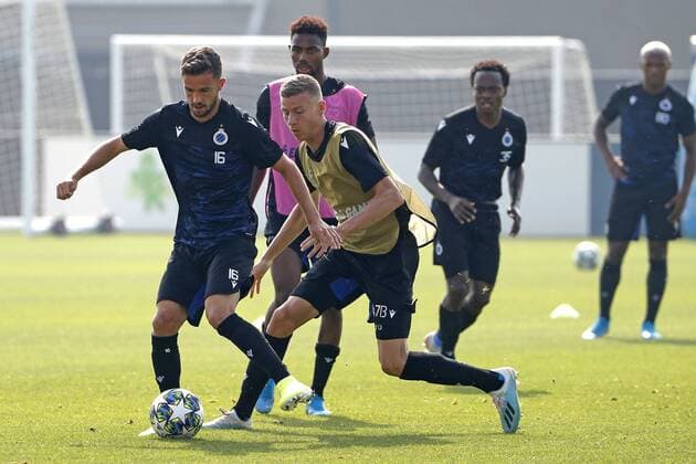 Football, CL, Club Bruges Training