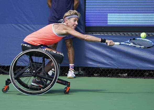 Wheelchair tennis, Sabine Ellerbrock at the US Open