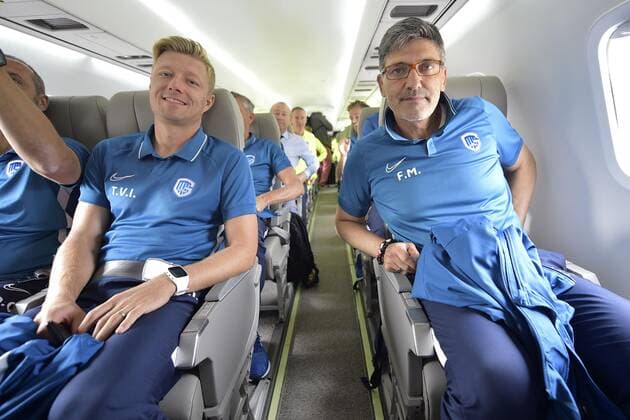 Football, CL, KRC Genk on their way to Salzburg