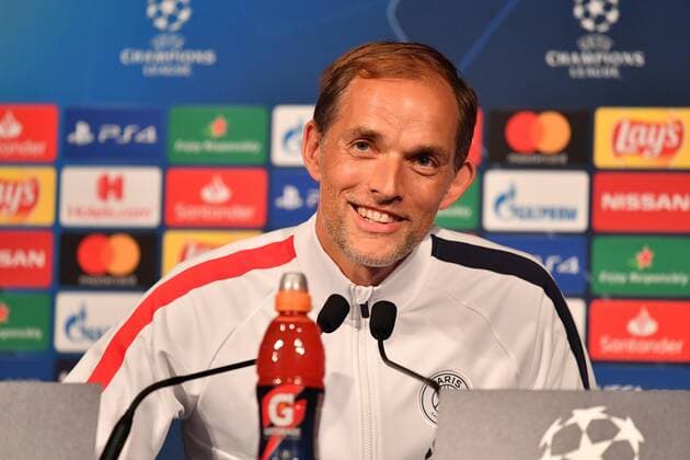 Football, CL, Paris St. Germain Press conference