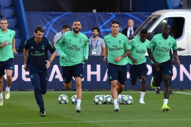 Football, CL, Real Madrid Training