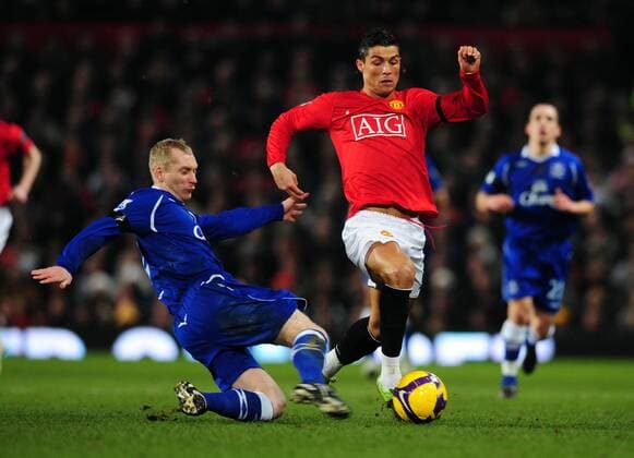Football, England, Premiere League, Manchester United - FC Everton 1:0