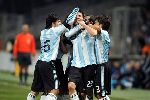 Football, International, France - Argentina 0:2
