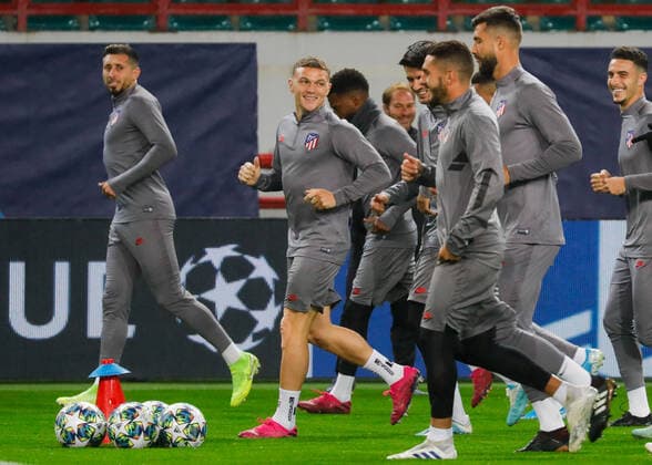 Football, CL, Atletico Madrid Training