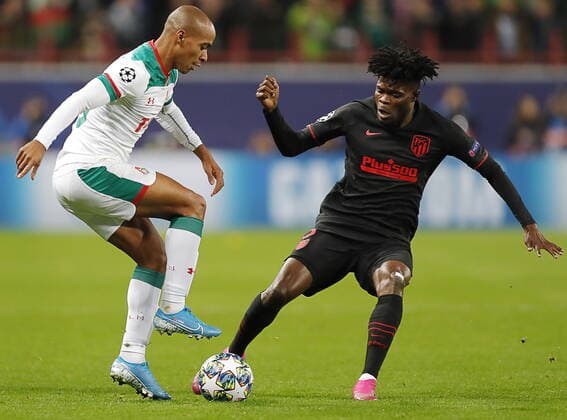 Football, CL, Locomotive Moscow - Atletico Madrid