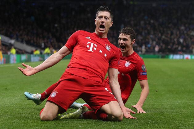 Football, CL, Robert Lewandowski awarded for best attacker 2019 2020 season - archive pictures