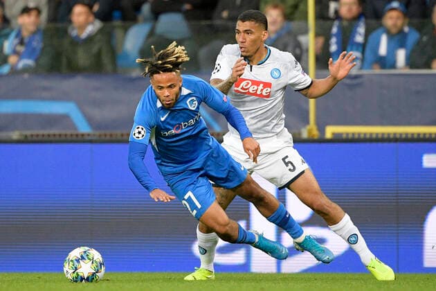 Football, CL, KRC Genk - SSC Naples