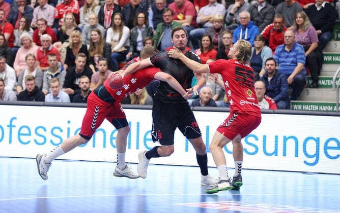Handball, DHB Cup, ASV Hamm-Westfalen - The Owls Ludwigshafen