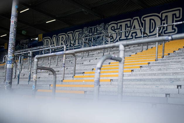 Football, stadium history SV Darmstadt 98