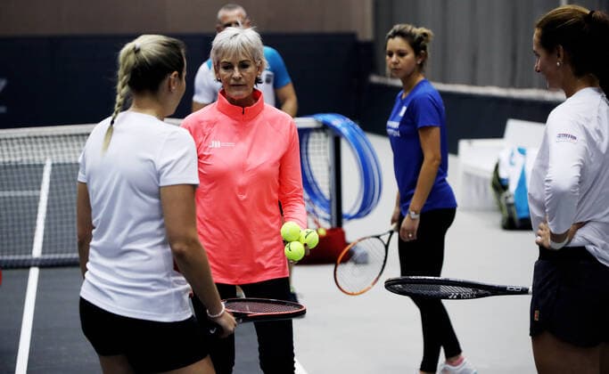 Tennis, Judy Murray gives training in Linz