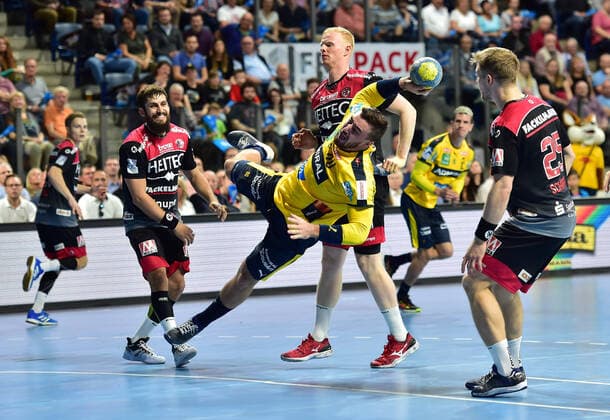 Handball, HBL, HC Erlangen - Rhine-Neckar Leuven