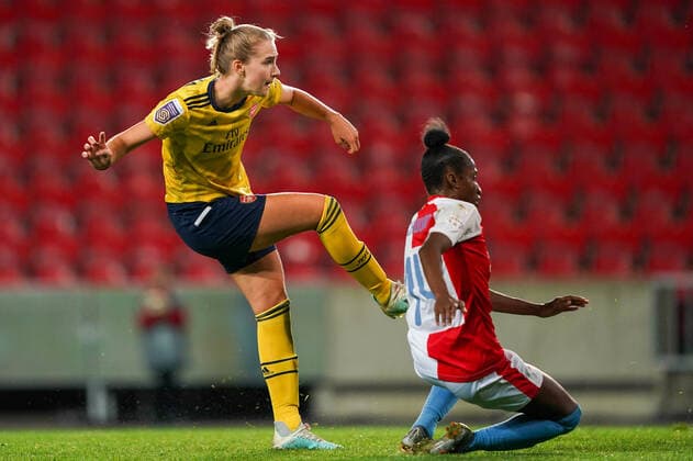 Football, Ladies, CL, Slavia Prague - Arsenal WFC