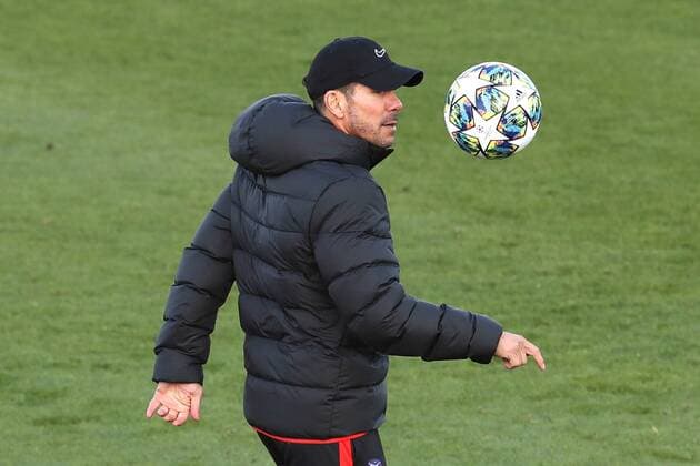 Football, CL, Atletico Madrid Training
