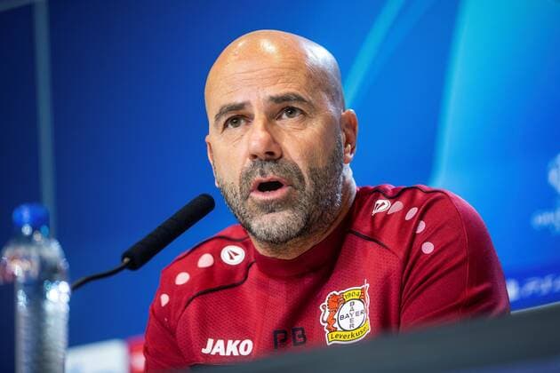 Football, CL, Bayer Leverkusen Press conference