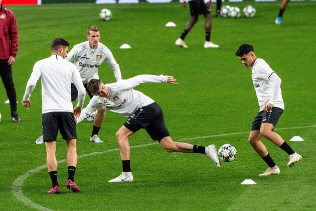 Football, CL, Bayer Leverkusen Training