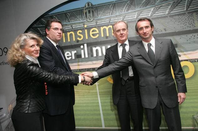 Football, Italy, Serie A, Juventus Turin and Il Credito Sportivo seal their cooperation for Juve's new stadium construction