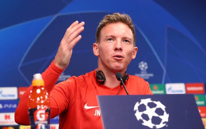 Football, CL, RB Leipzig Press conference