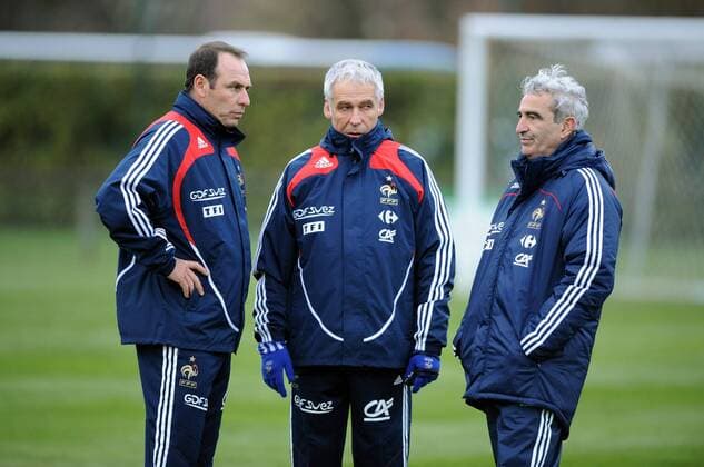 Football, training of the French national team