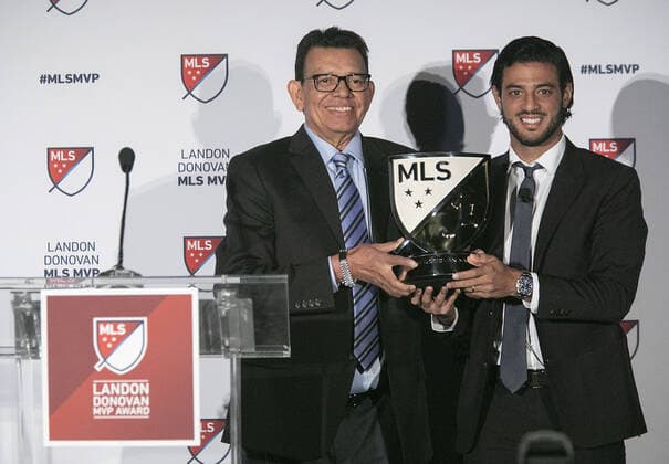 Football, MLS, Carlos Vela from Los Angeles FC honoured with MVP Award