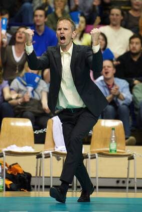 Volleyball, 1. BL, Play Off Semi-Final, SC Charlottenburg - VfB Friedrichshafen 3:0