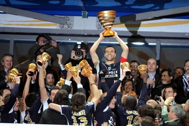 Football, France, Girondins Bordeaux win the Coupe de la Ligue