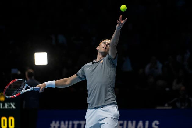 Tennis, ATP finals in London, Roger Federer - Dominic Thiem