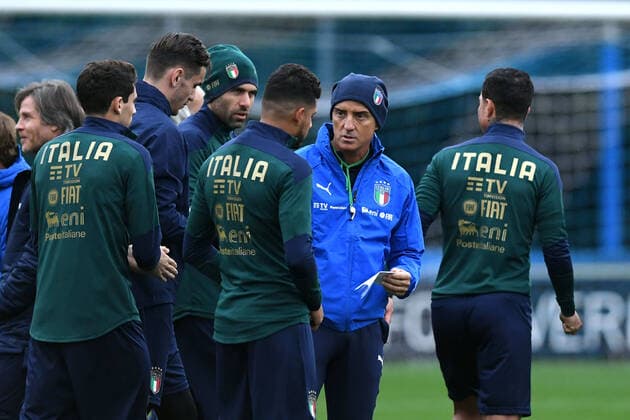Football, National Team Italy Training