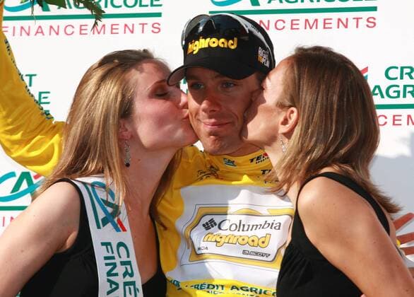 Cycling, Tour de Romandie, 3rd stage, Team Columbia High Road wins the team time trial