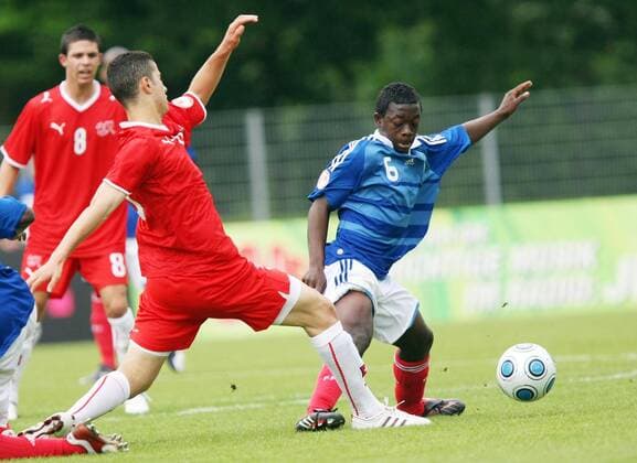 Football, U17 European Championship, France - Switzerland 1:1
