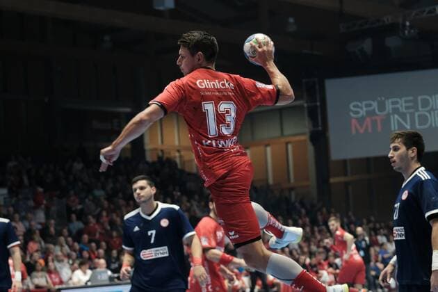 Handball, EHF Cup, MT Melsungen - Olympiakos Piraeus