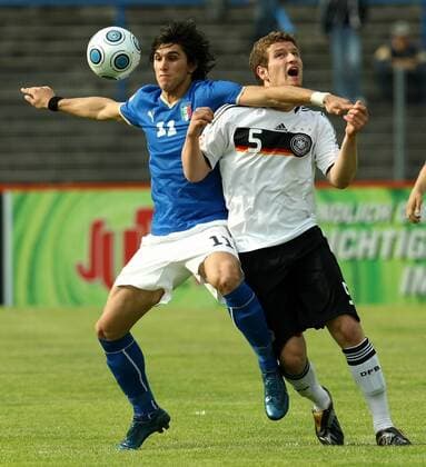 Football, U17 European Championship, Semi-final, Germany - Italy 2:0