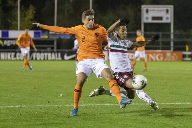 Football, U19, Netherlands - Mexico